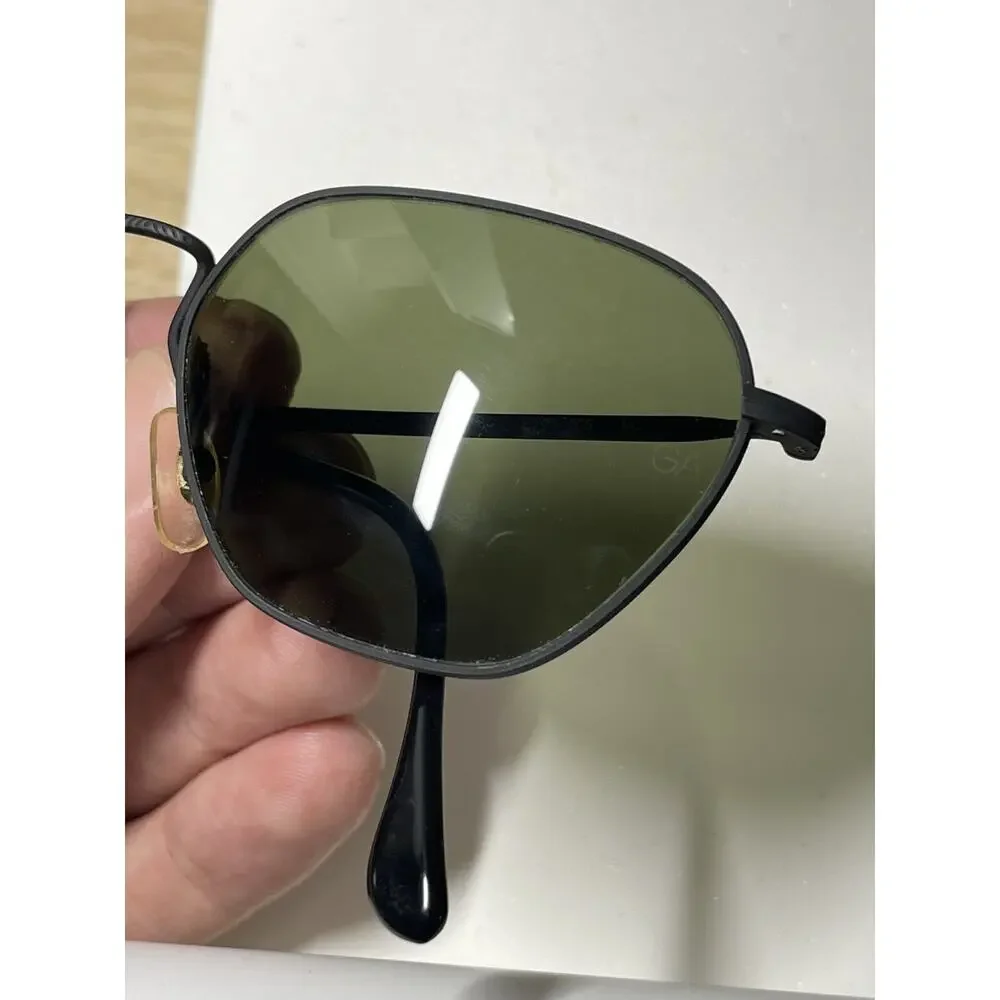 Authentic VTG Giorgio Armani 619 706 Large 140 with 100% UV Green Lenses 90s EUC